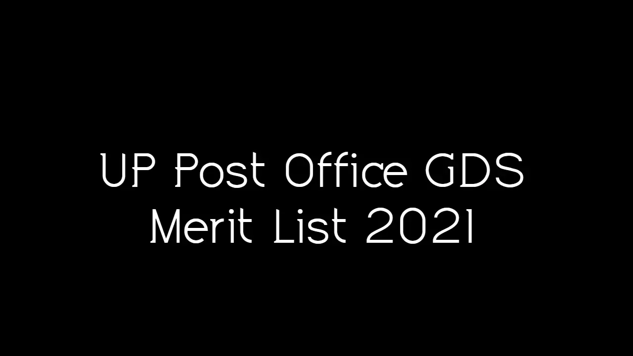 UP Post Office GDS Merit List 2021 beltron
