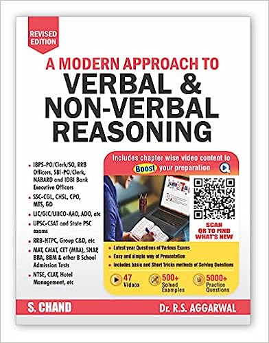 Verbal and Non-Verbal Reasoning by Dr. R.S. Aggarwal