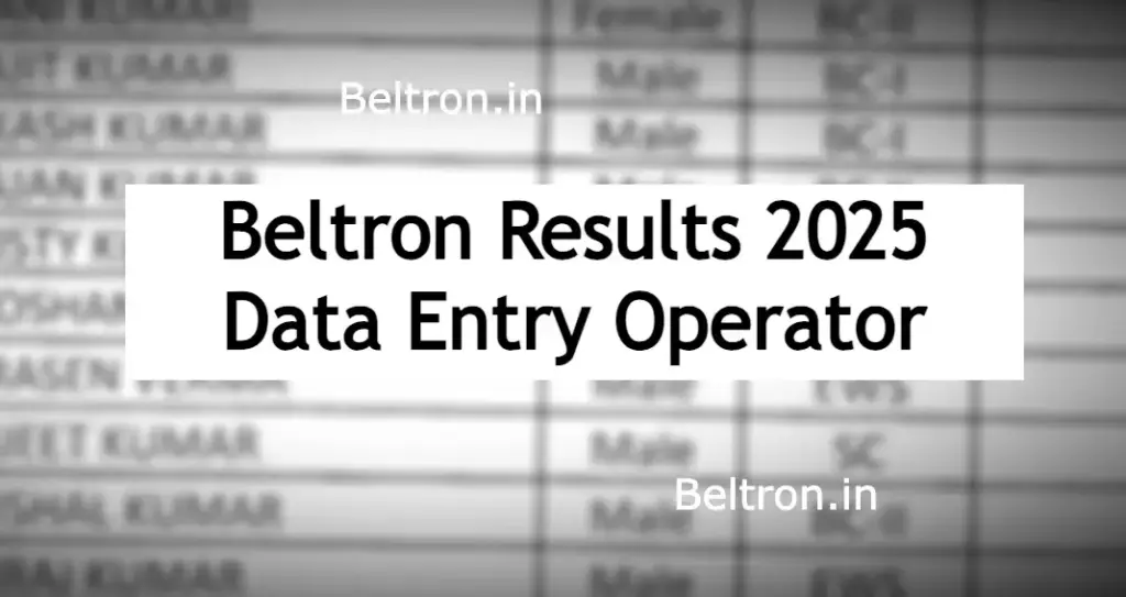 beltron deo result 2025